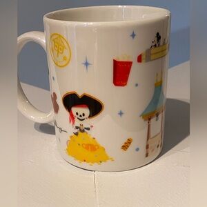 Pirate Mickey Disney Themed Mug with Cartoon Design